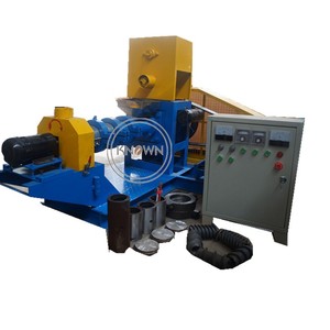 Macchina di galleggiamento dell'estrusore dell'alimentazione del pesce dell'oem 180-200kg/h nel creatore di pellettatura dell'alimentazione del gatto del cane animale della Nigeria con ISO del CE - Product Image 1