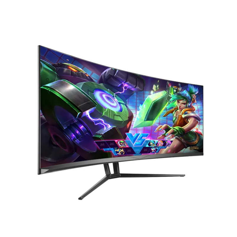 35 "4 K เดสก์ท็อป 120Hz 144 hz LED gaming monitor 1 ms 350cd/m 3440*1440 DVI + HD-MI + DP