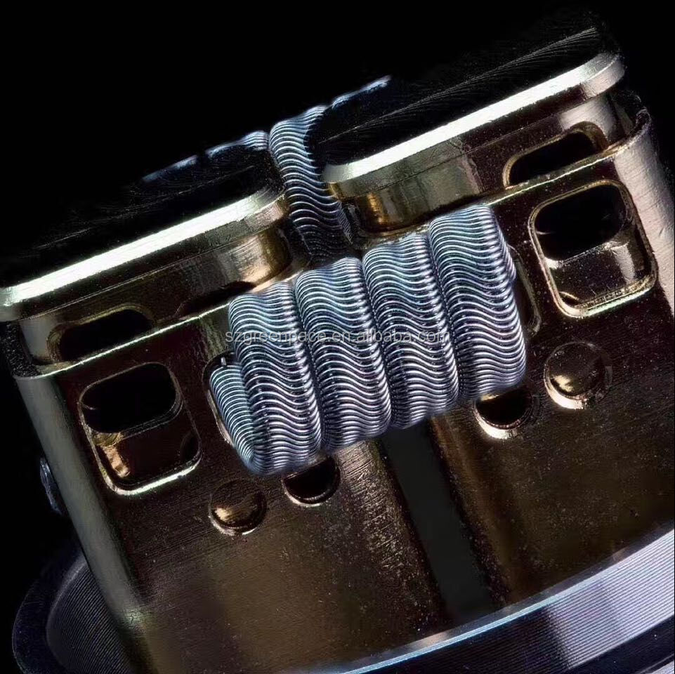 DIY аксессуары для вейпа, катушка из проволоки 316ss/ni80/a1, готовая катушка alien/fused/mirror finish
