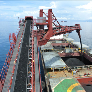 Schip loader rubber transportband toegepast in docks om belasting schepen van bulk ladingen kolen, erts, graan en cement - Product Image 5