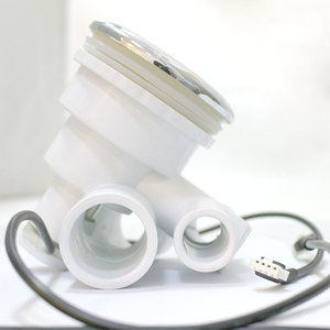 Lumière LED sous-marine à jet d'eau changeante de couleur RVB pour utilisation hôtelière, matériau ABS, IP68, <span class=keywords><strong>sauna</strong></span>, baignoire, éclairage de piscine, E27 - Product Image 3