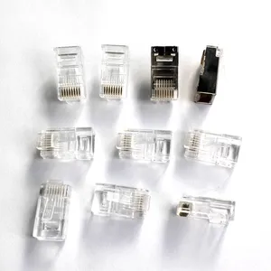 RJ45 RJ11 RJ9 RJ10 4P2C 4P4C 插头电话线路连接器