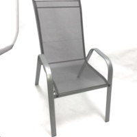 Chaise empilable de bureau pour l'extérieur, chaise empilable pour banquet, chaise de salle à manger, chaise empilable en acier