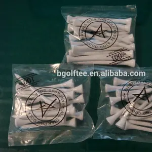 Unique package golf tees logo golf tees tee bags