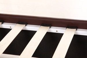 Populaire <span class=keywords><strong>chinese</strong></span> <span class=keywords><strong>platform</strong></span> slapen dag lederen dubbele houten bedden - Product Image 4
