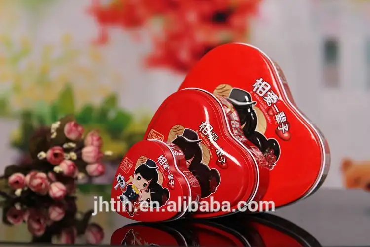 china alibaba fornecedor em forma de coração caixa favor do casamento caixa de presente