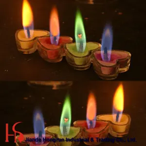 Sevgililer hediye kalp şekli tealight mumlar