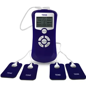 Masseur musculaire électronique à impulsions à <span class=keywords><strong>2</strong></span> canaux, système de thérapie TENS numérique pour la douleur, équipement de physiothérapie - Product Image 2