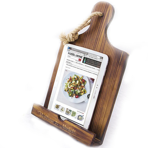 <span class=keywords><strong>Planche</strong></span> à découper suspendue en bois de haute qualité, support pour <span class=keywords><strong>iPad</strong></span> - Product Image 5
