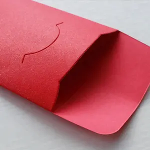 Конверт с логотипом, красная бумага, новый китайский индивидуальный офсетный принт, коробка, дизайн, Подарочный конверт, кошелек, конверт 10-15 дней