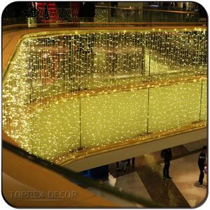TOPREX DECOR 3*3m 300 LEDs connectable <span class=keywords><strong>Noël</strong></span> fenêtre rideau guirlande lumineuse mariage lumières - Product Image 5