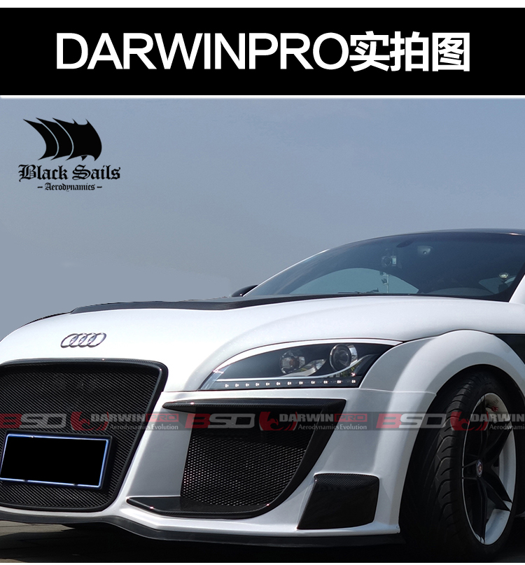 Darwinpro Black Sails Style Full Body Kit for Audi TT TTS
