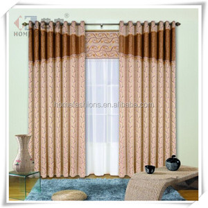 Yilian último diseño elegante ancho bordado cortina escarpada - Product Image 1