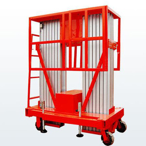 Hot Bán Kudat Đôi Mast Hợp Kim Nhôm Nâng Bảng & Xách Tay Người Đàn Ông Nâng Lên 200Kg Công Suất 12000Mm Nâng Chiều Cao - Product Image 2