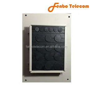 Cable wall entry for coaxial/feeder and power cables including diameter adjustable modules . used in cell tower