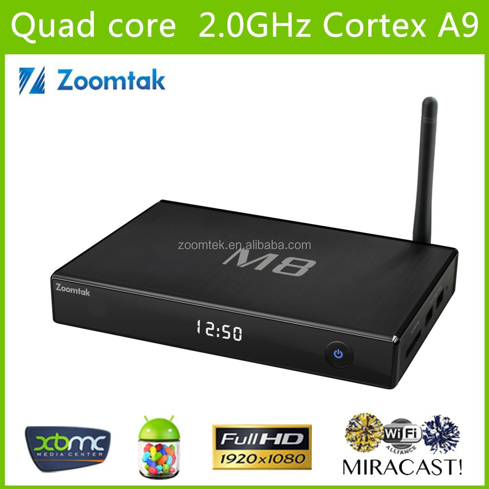 Kodi pré - installé Amlogic S802 quad core Android 4.4 chaînes pour adultes internet tv box