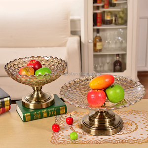 <span class=keywords><strong>Assiettes</strong></span> à fruits classiques <span class=keywords><strong>en</strong></span> <span class=keywords><strong>verre</strong></span>, pour mariage ou dîner, bon marché, 12 pièces - Product Image 4
