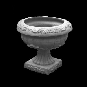 High Strength GRC <strong>Planter</strong> Large Carved <strong>Outdoor</strong> Design Country Style for Floor Project <strong>Artificial</strong> Flowers Factory Direct Sales - Product Image 6
