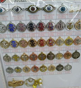 Fashion <span class=keywords><strong>Alloy</strong></span> Perhiasan DIY Hiasan Manik-manik Hati <span class=keywords><strong>Charms</strong></span> Liontin Perhiasan Membuat - Product Image 5