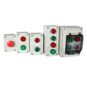 IP67 130*80*70 wasserdicht control box mit Rot und grün anzeige licht