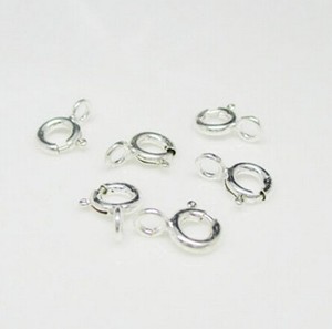 Chiusura <span class=keywords><strong>a</strong></span> <span class=keywords><strong>Molla</strong></span> in Argento Sterling 925 di Alta Qualità per Gioielli Fai-da-Te, 5mm 6mm 7mm 8mm - Product Image 3