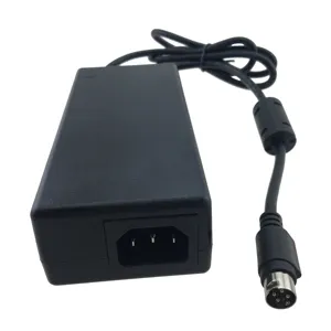 BIS gecertificeerd geaard 12 v transformator 100-240vac dc 12 v 8a switching power adapter 100 w voor HET apparatuur met vrouwelijke 4pin plug