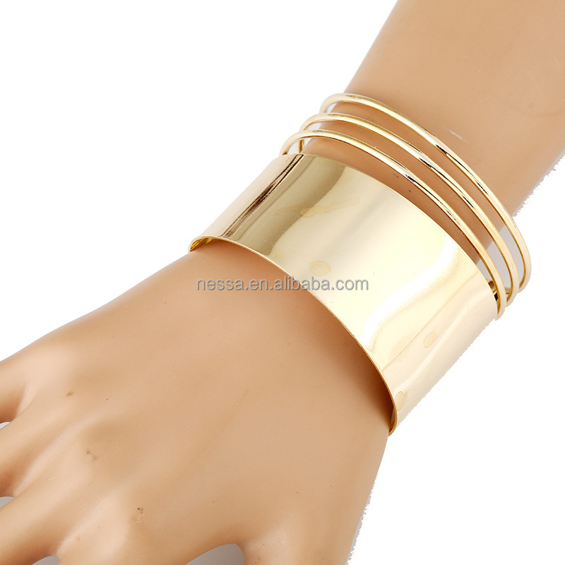 Wholesale Fashion Gold Bangle NSZQ-0075 - Best Accessory
