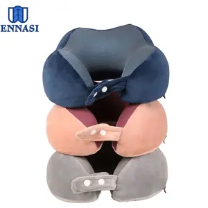 Neck Rest Pillow Soft Newly Airplane Car U Shape Memory Foam Travel CE 100% Polyester Adults Grade A 1 Pc/ PE Bag With No Logo