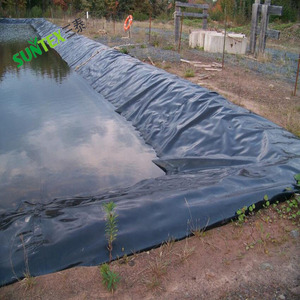 Waterproofing एचडीपीई मछली की खेती तालाब लाइनर 12x30m यूवी प्रतिरोधी काले Leakproof पाली कनवास - Product Image 6