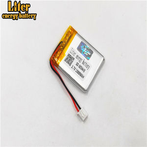 Plug <span class=keywords><strong>2</strong></span>,0-<span class=keywords><strong>2</strong></span> P 603443 1000 mah 3,7 v rechargeable lipo battery solar Battery free li-ion battery Battery lithium polymer battery with PCM - Product Image 4