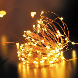 8 Modes 10M 20M 100 200 LED Dimmable String Fairy LightためWedding Christmas Party Holidayライト