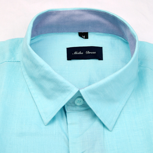 De manga larga de color sólido ropa casual camisas para hombres - Product Image 3