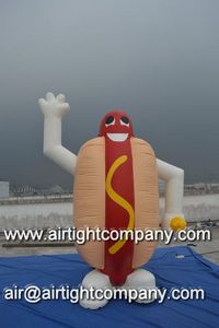 <span class=keywords><strong>3</strong></span> metri di ottimo venduto gonfiabili hotdog ballooons, salsiccia gonfiabile per le promozioni - Product Image 2