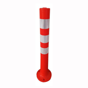 PVC/PP/PE/TPU carretera de estacionamiento señal de advertencia de seguridad de alerta en carretera Flexible tráfico delineador <span class=keywords><strong>Post</strong></span> - Product Image 1