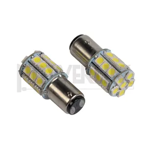 1156 1141 1003 7506 BA15S HA CONDOTTO Le Lampadine Bianco, super Luminoso LED di Ricambio 12 Volt RV Camper Rimorchio Barca Tronco Luci Interne