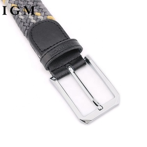 Geflochtener Stretch-Taillen gürtel Stoff Polyester-Gummiband für Männer - Product Image 2