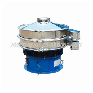 Electric rotary vibrating sieve sifter with wear resisting mesh screen for oil sand soil
