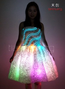 2016 led luz traje <span class=keywords><strong>de</strong></span> <span class=keywords><strong>halloween</strong></span> para adultos traje <span class=keywords><strong>de</strong></span> estilo casero - Product Image 4