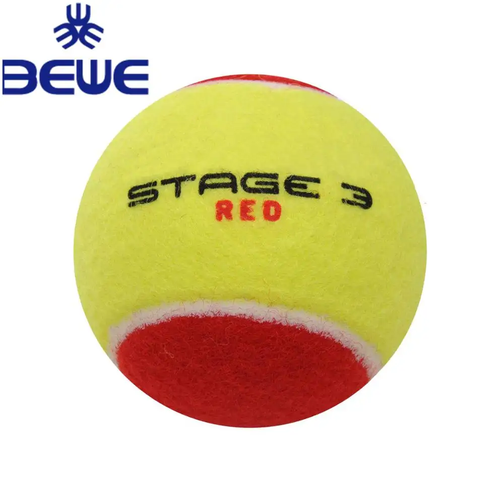 Promosyon en üst kalite özel baskılı ITF sahne 3 (kırmızı) tenis topu