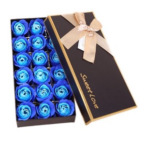 12 Miếng Của Xà Phòng Hoa + Hộp Quà Tặng Gấu Dần Dần HẠNH PHÚC Rose Quà Tặng Sáng Tạo Của Mẹ Ngày Valentine Của Ngày Nhà Sản Xuất Quà Tặng - Product Image 4