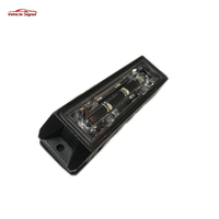 Luz de montaje en superficie de rejilla Led roja, 12W, Super brillante, luces de ambulancia para tablero
