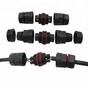 <span class=keywords><strong>2</strong></span> 3 4 pin ip67 potencia cable de alambre eléctrico conector de tornillo - Product Image 6