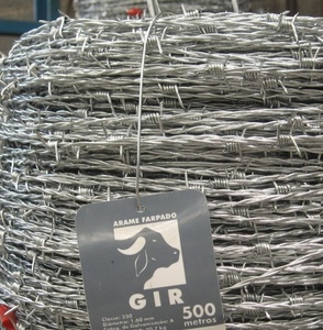 Precio competitivo 100mt 200m 250m 360m 500mt Bobinas de alambre de púas para Brasil Perú Chile México Paraguay <span class=keywords><strong>Uruguay</strong></span> - Product Image 2