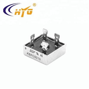 Köprü doğrultucu KBPC5008 tek fazlı 800V 50A delik KBPC5008 metal kasa kare köprü - Product Image 3