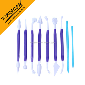 9PCS <strong>Clay</strong> Sculpting Tools <strong>Kit</strong> - Professional Modeling Brushes for Pottery, Ceramic &amp; Fondant Decoration - Product Image 3