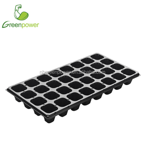 Plateau de semis en plastique réutilisable à 32 cellules pour l'agriculture en serre de légumes, plateaux pour semis - Product Image 2
