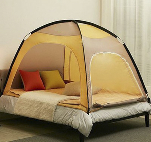 Tente de lit carrée chaude d'intérieur bon marché Poteau automatique en fibre de verre pour enfants Tissu polyester Activités de plein air pour 2 personnes Randonnée Pêche - Product Image 3