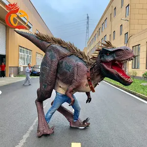 Prank gösterisi t-rex takım elbise gerçekçi dinozor kostüm