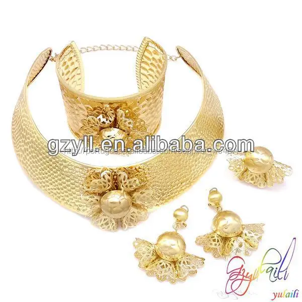 Kundan pesado de jóias set / banhado a ouro conjuntos de jóias de moda