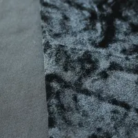 Полиэстер, спандекс, ледяная дробленая бархатная ткань для одежды/подушки